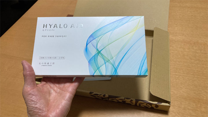 注文したヒアロエイド