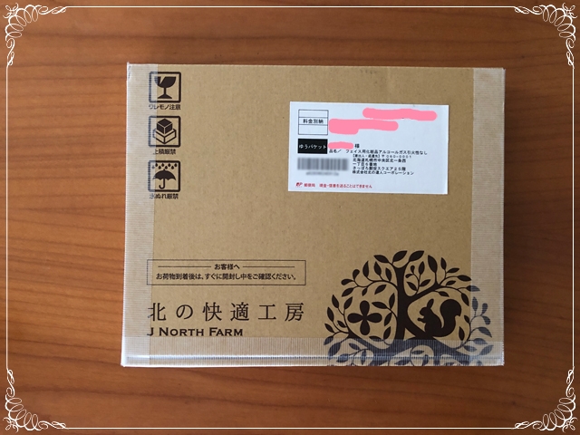 注文したハックティック梱包状態