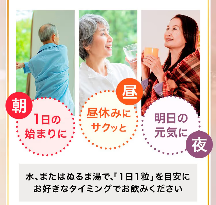 朝・昼・晩いつでも好きな時に飲めるロコヘルプEX